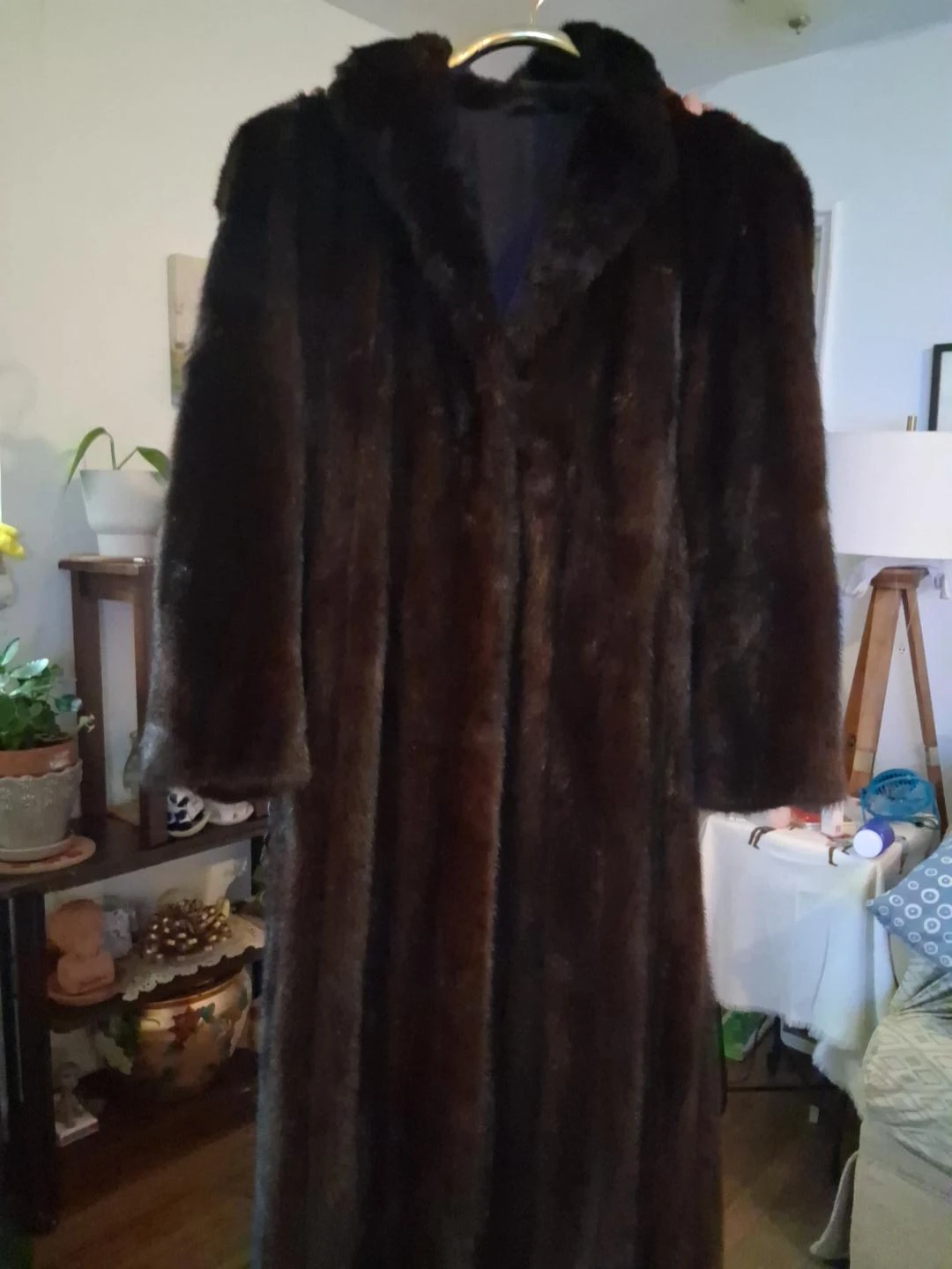 Vintage Brown Fur Coat