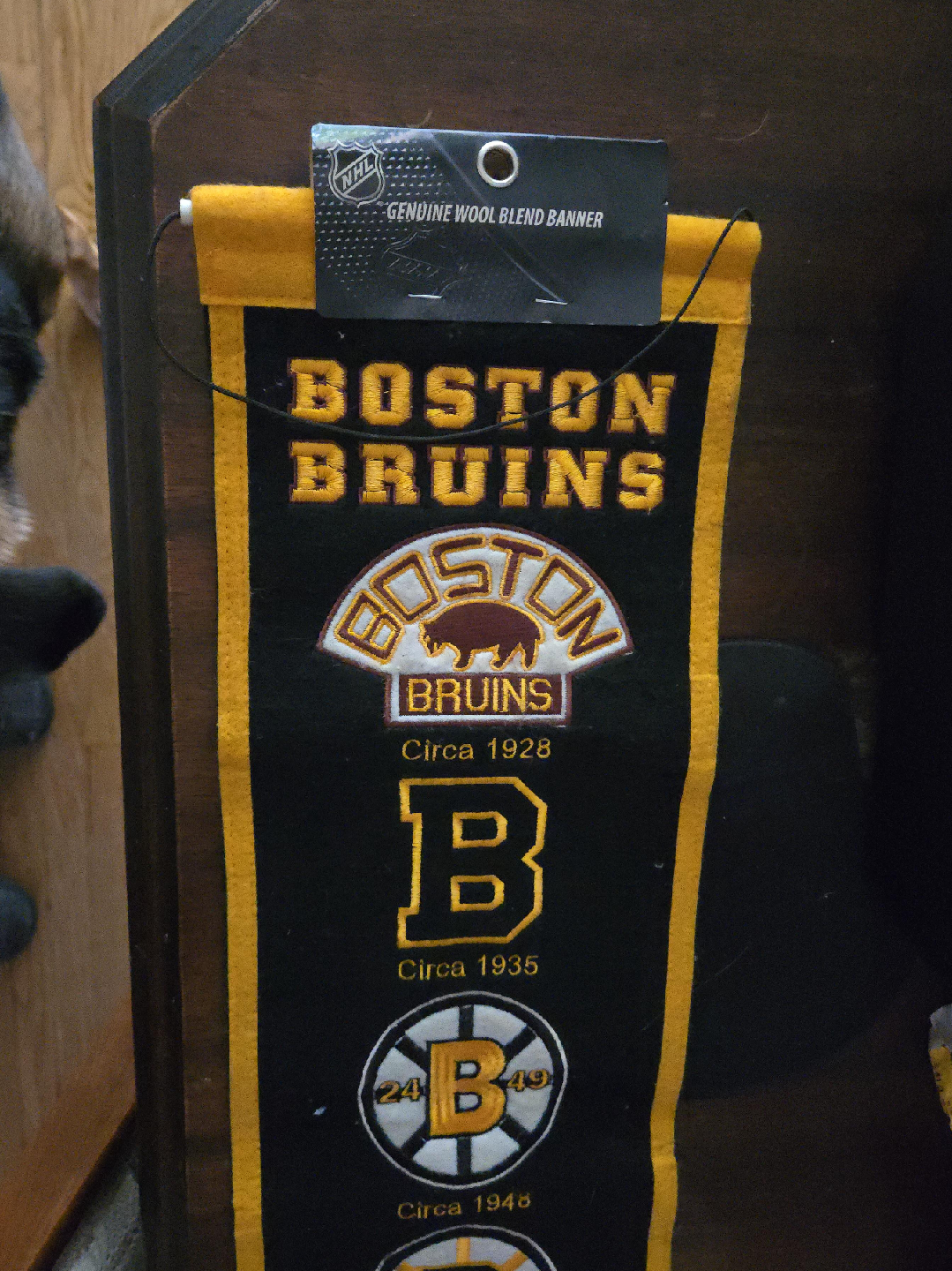 Boston Bruins Genuine Wool Blend Banner thumbnail