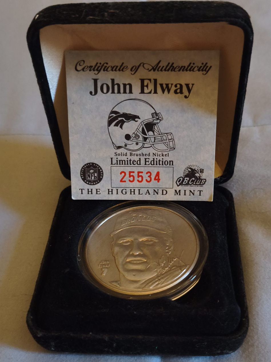 John Elway Limited Edition Coin image indicator(1)