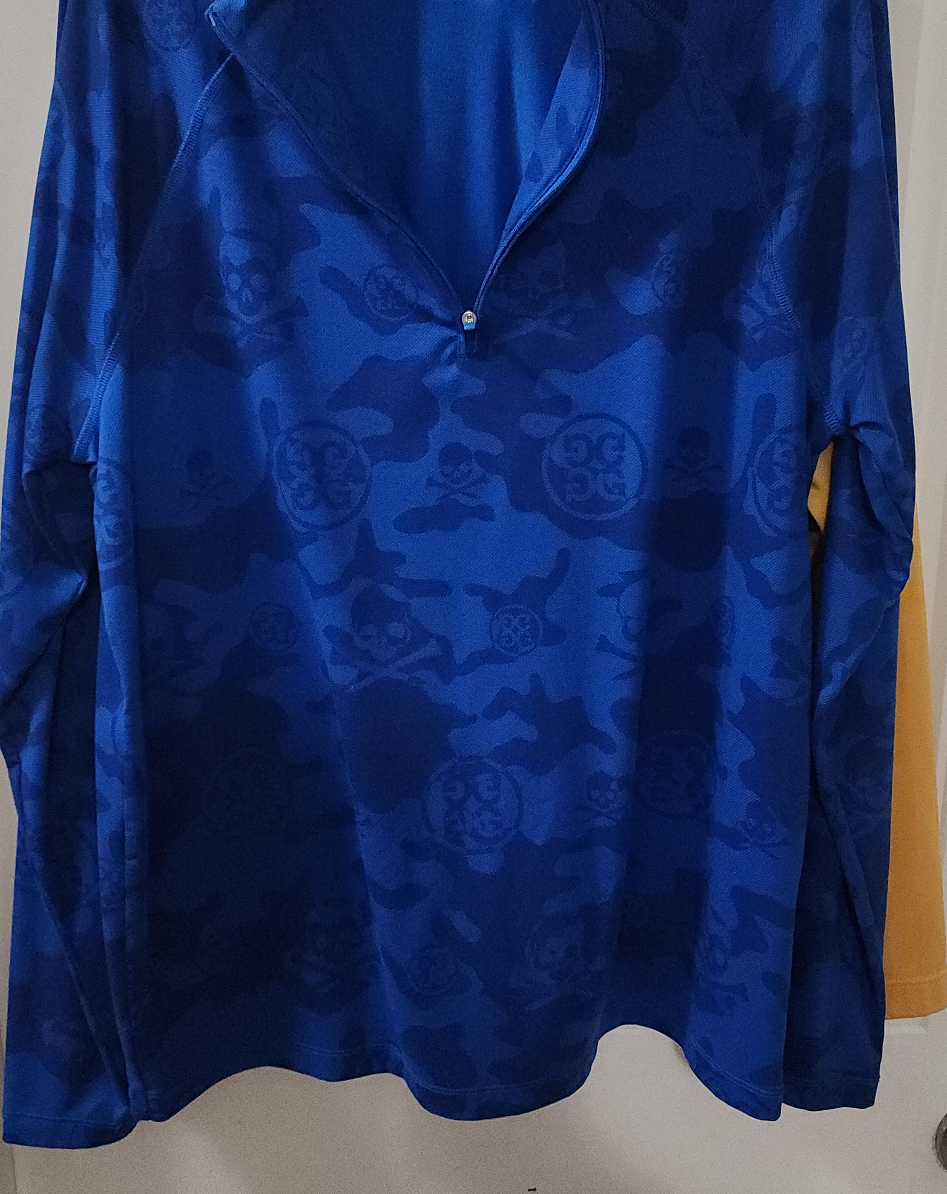 G/FORE Skull Camo Quarter Zip Pullover image indicator(1)
