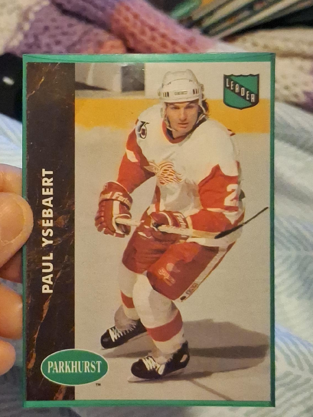 Paul Ysebaert Parkhurst Hockey Card thumbnail