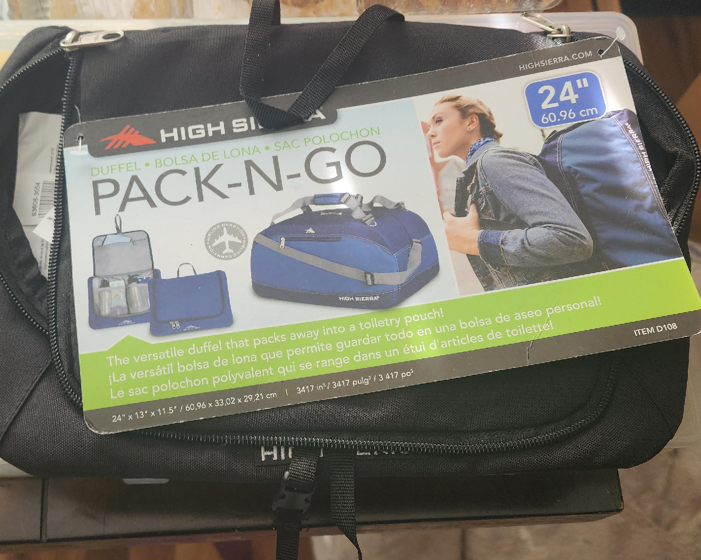 High Sierra Pack-N-Go Duffel Bag - 24 inch thumbnail