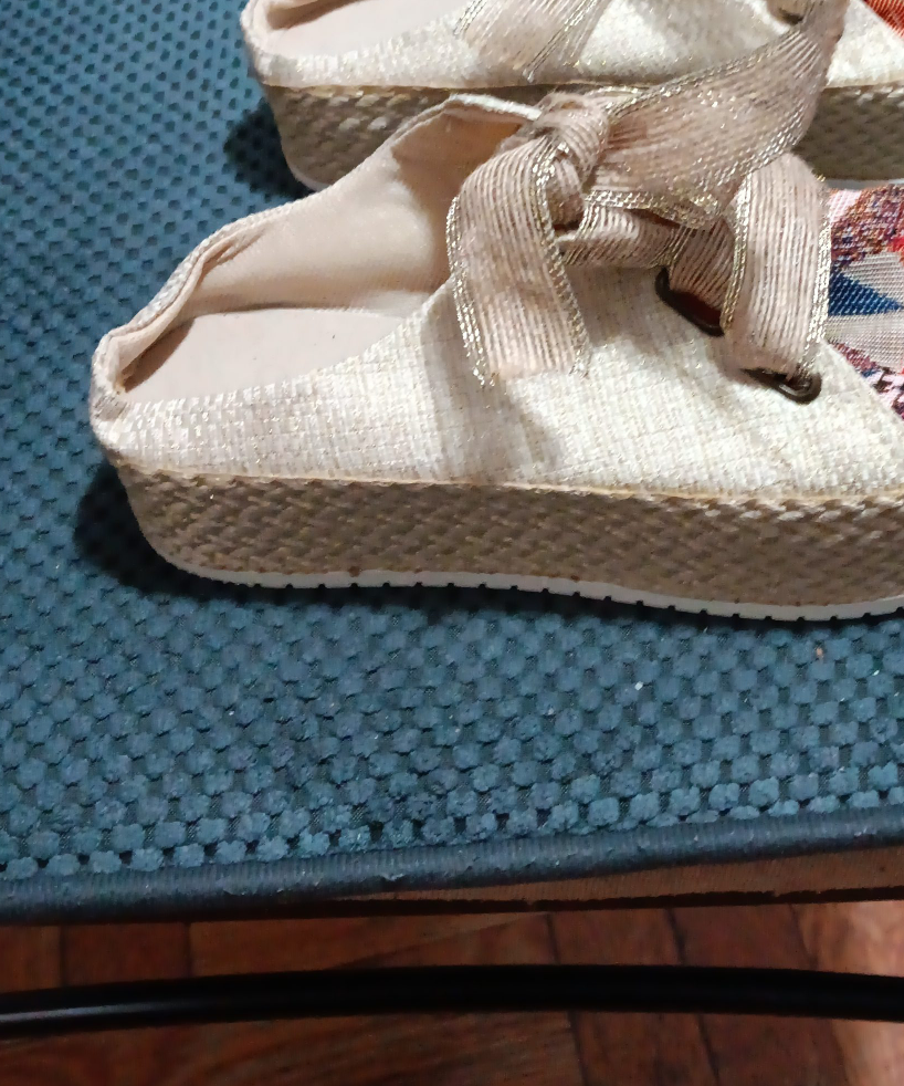 Woven Espadrille Platform Sandals