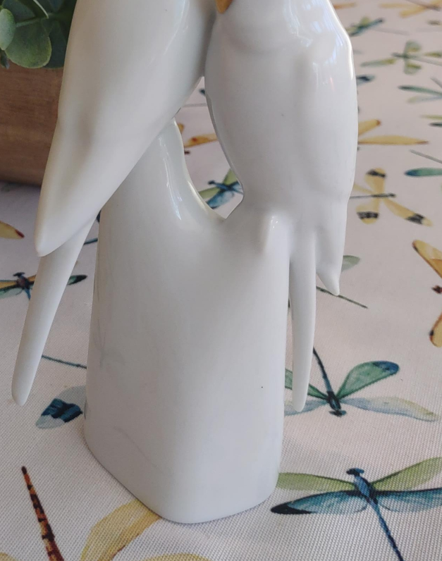 Hollohaza Hungarian Handpainted Porcelain Bird Figurine