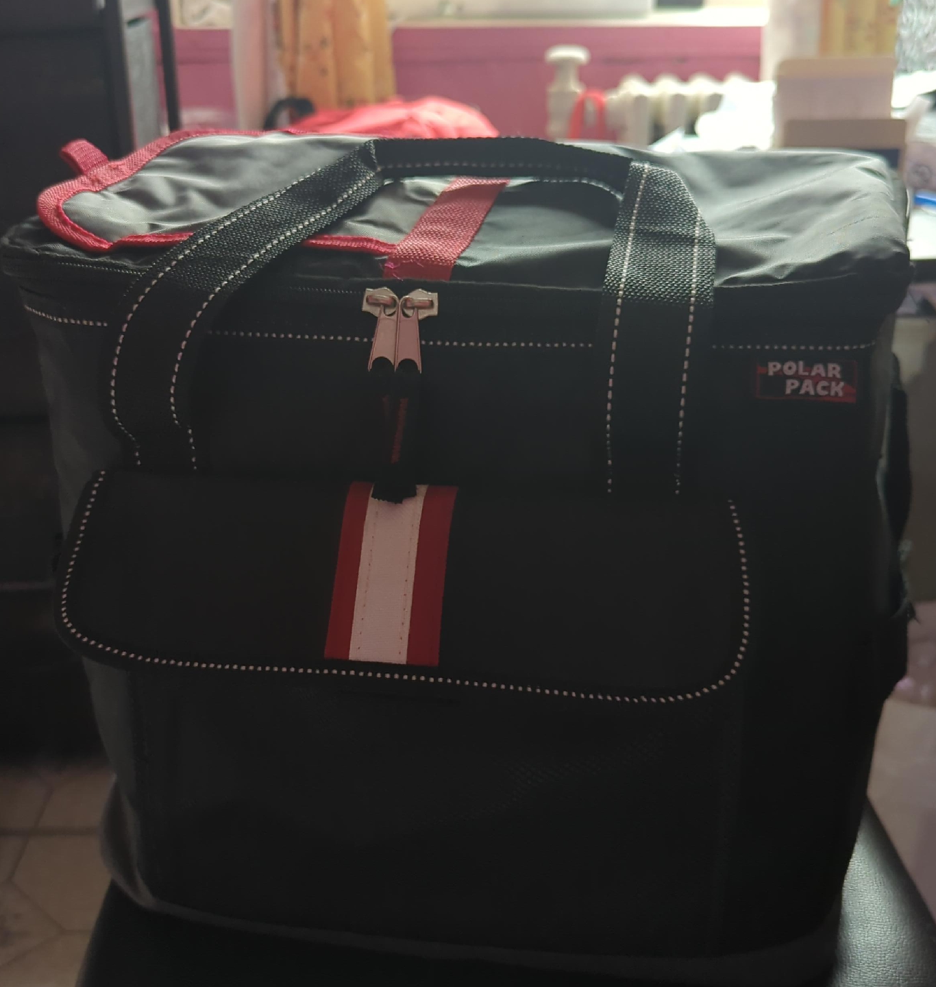 Polar Pack Black Insulated Cooler Bag thumbnail