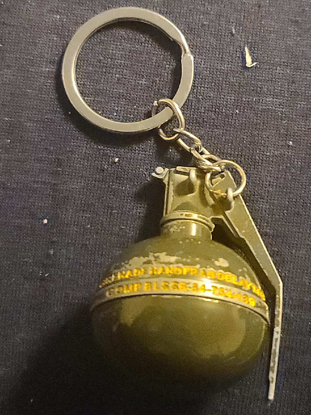 Grenade Hand Frag Keychain thumbnail