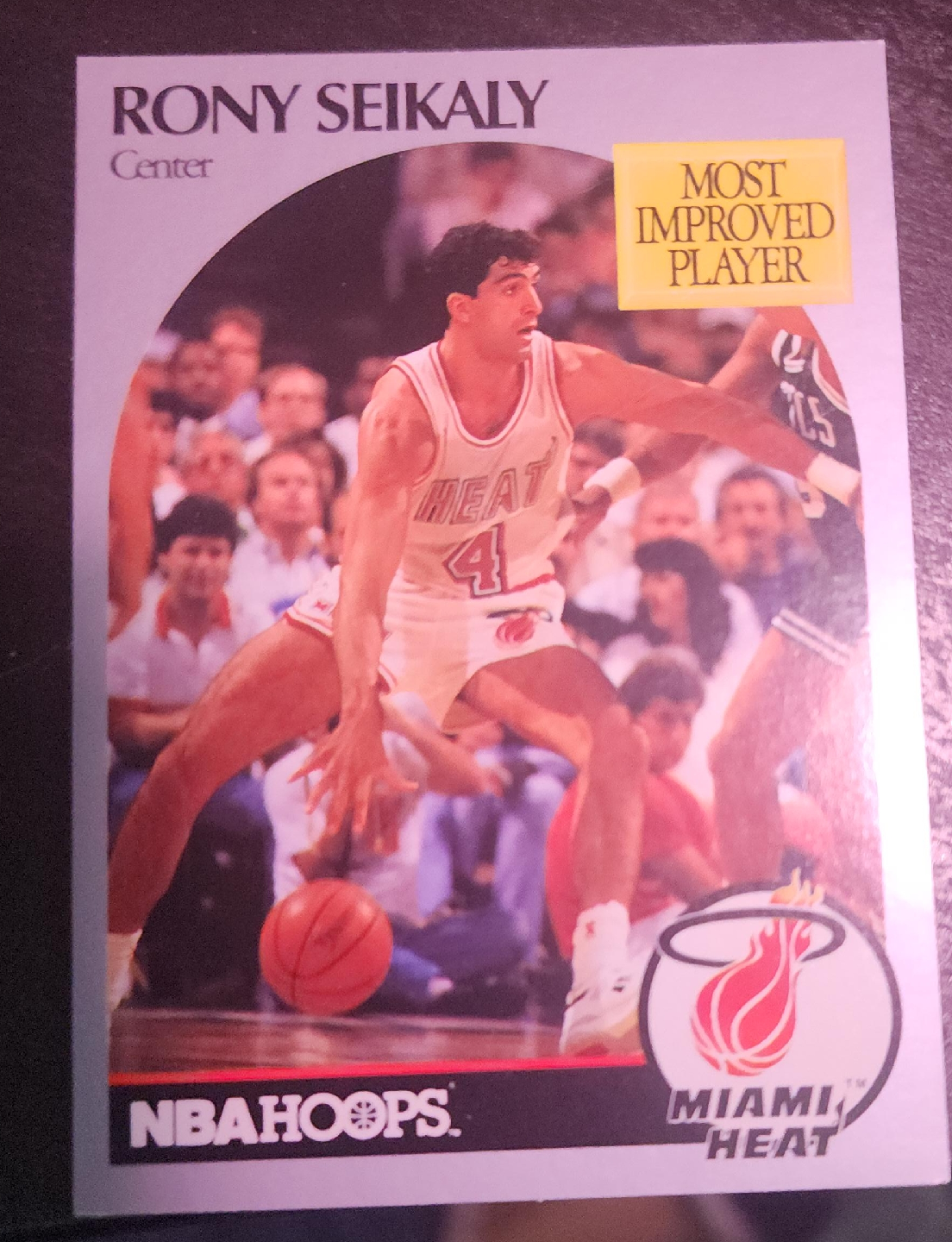 Rony Seikaly NBA Hoops Trading Card - Miami Heat thumbnail