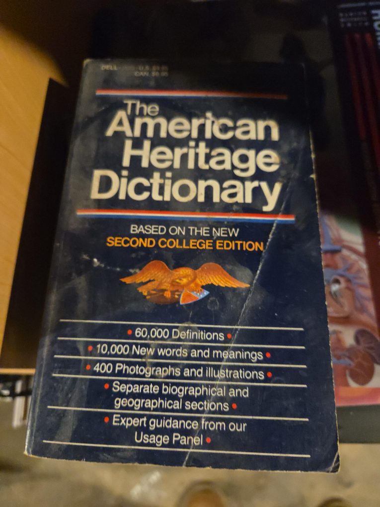 The American Heritage Dictionary - Second College Edition