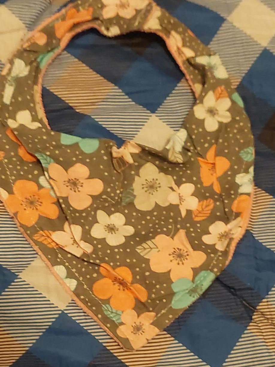 Floral Baby Bandana Bib thumbnail