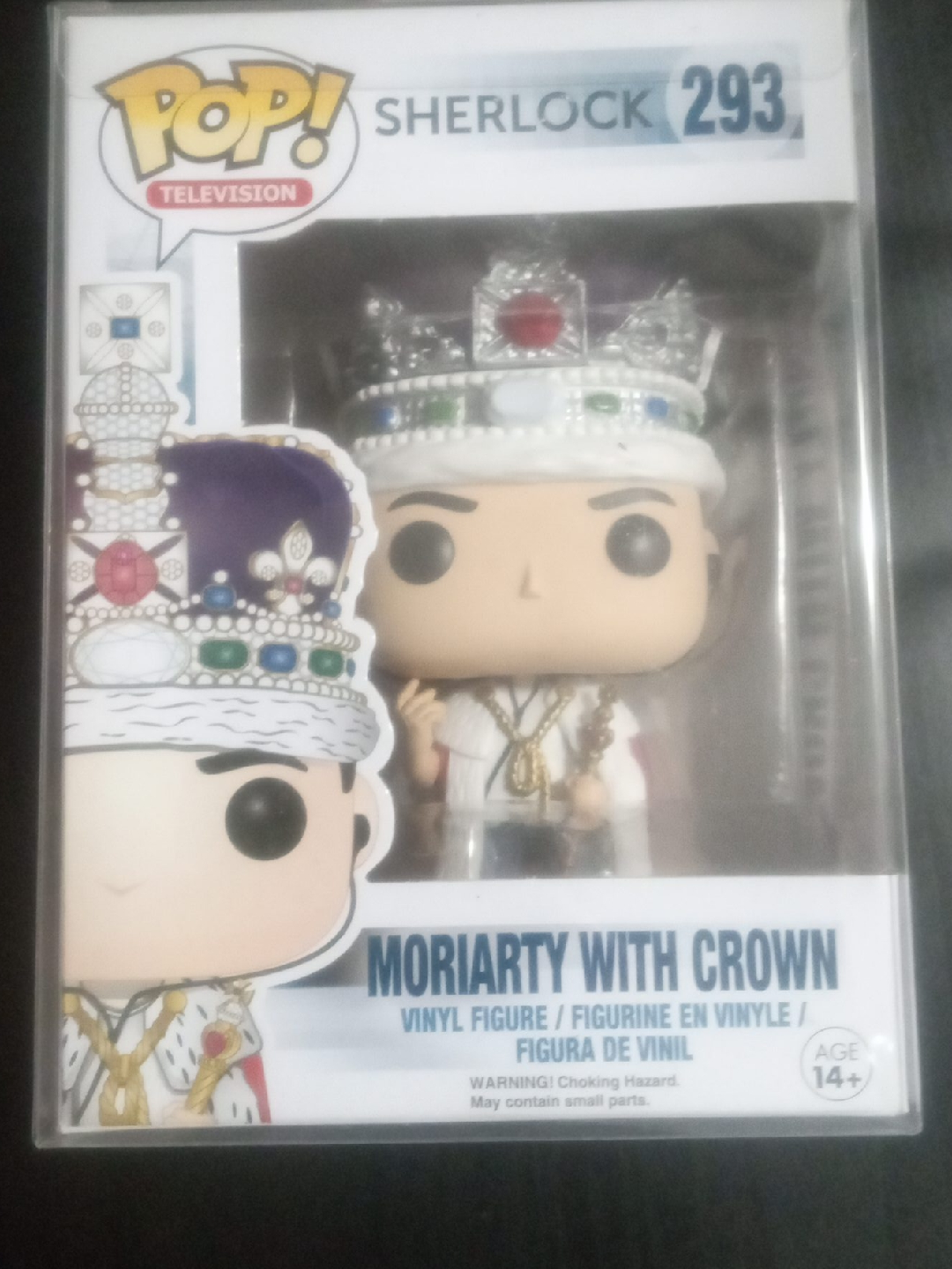 Funko Pop! Sherlock #293 Moriarty With Crown