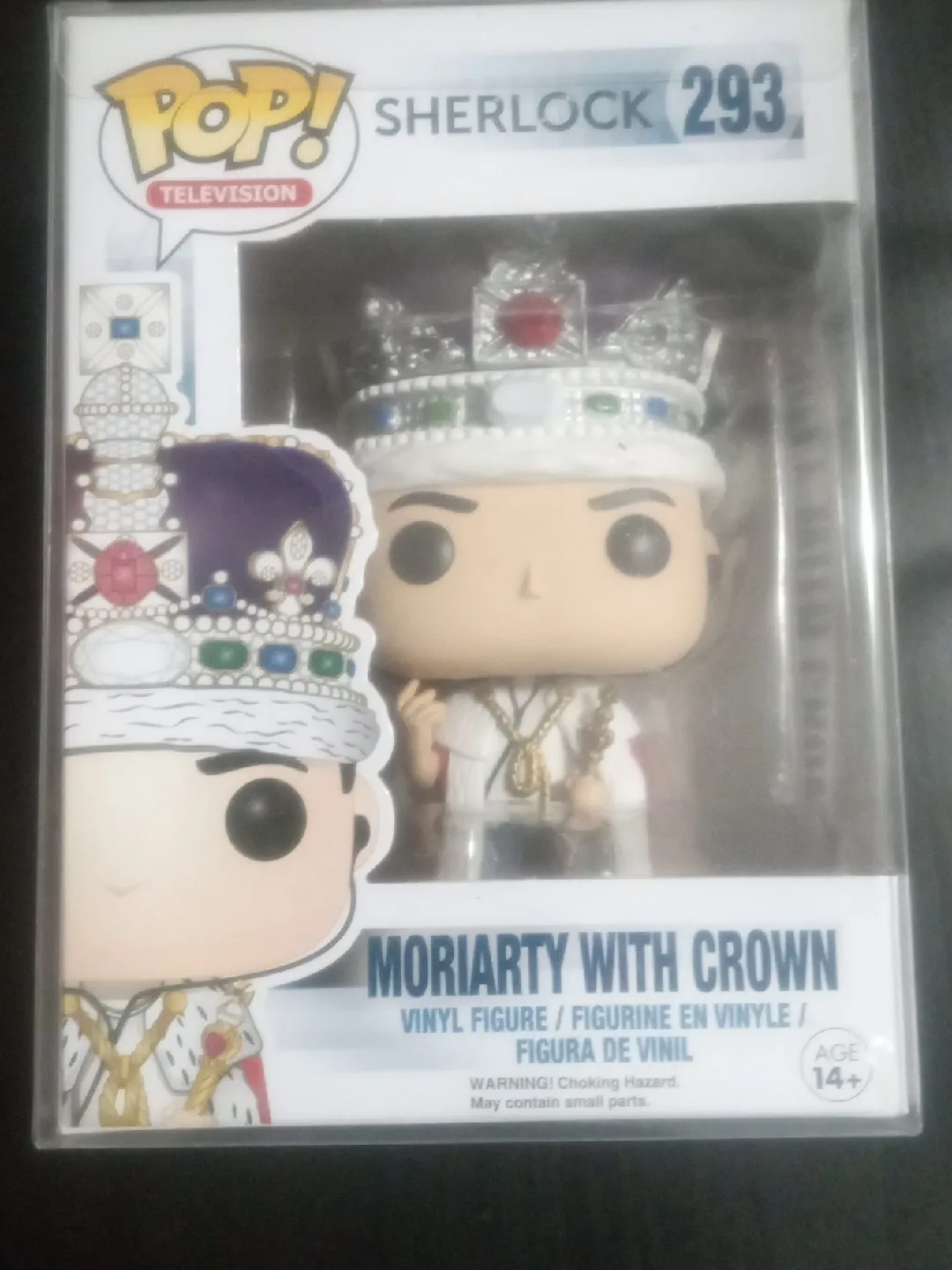 Funko Pop! Sherlock #293 Moriarty With Crown