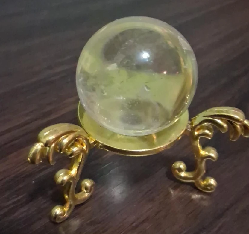Glass Crystal Ball without the Gold Stand thumbnail