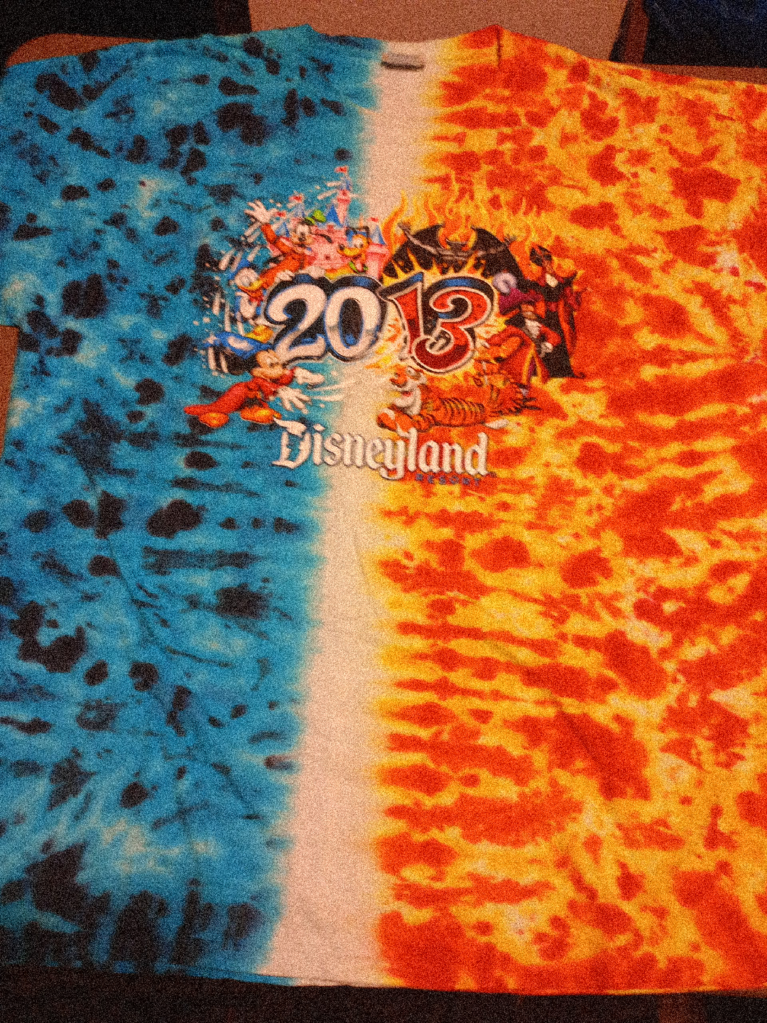 Disney Parks 2013 Disneyland Tie Dye T-Shirt thumbnail