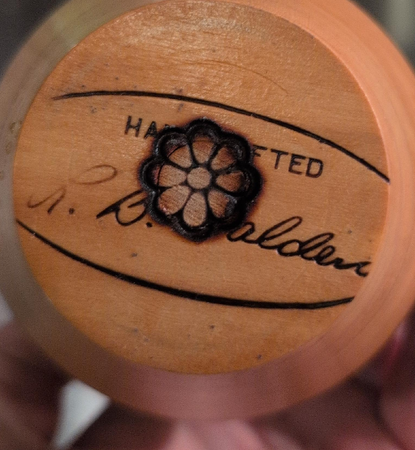 Handcrafted Wooden Vase thumbnail