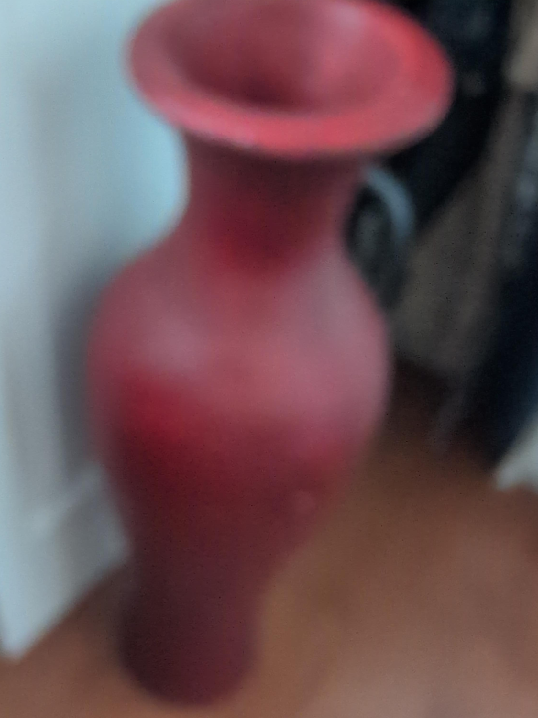 Red Decorative Vase