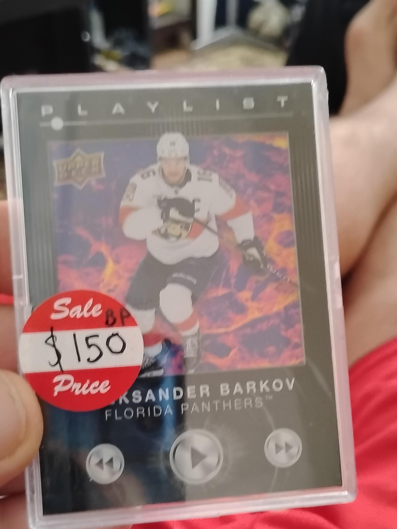 Aleksander Barkov Upper Deck Hockey Card thumbnail