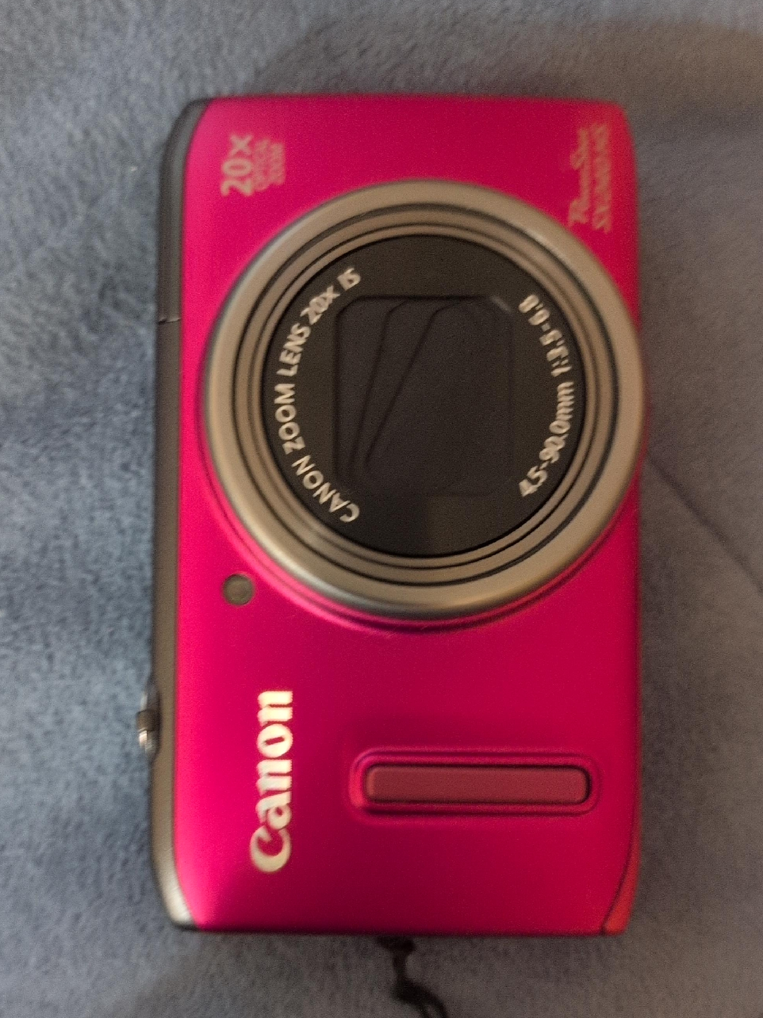 Canon PowerShot SX240 HS 12.1MP Digital Camera - Pink thumbnail
