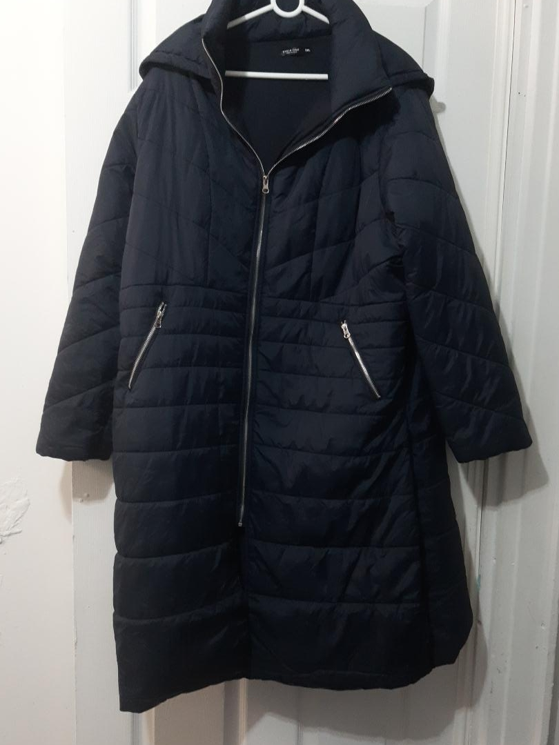 Jessica London 3XL Black Puffer Coat