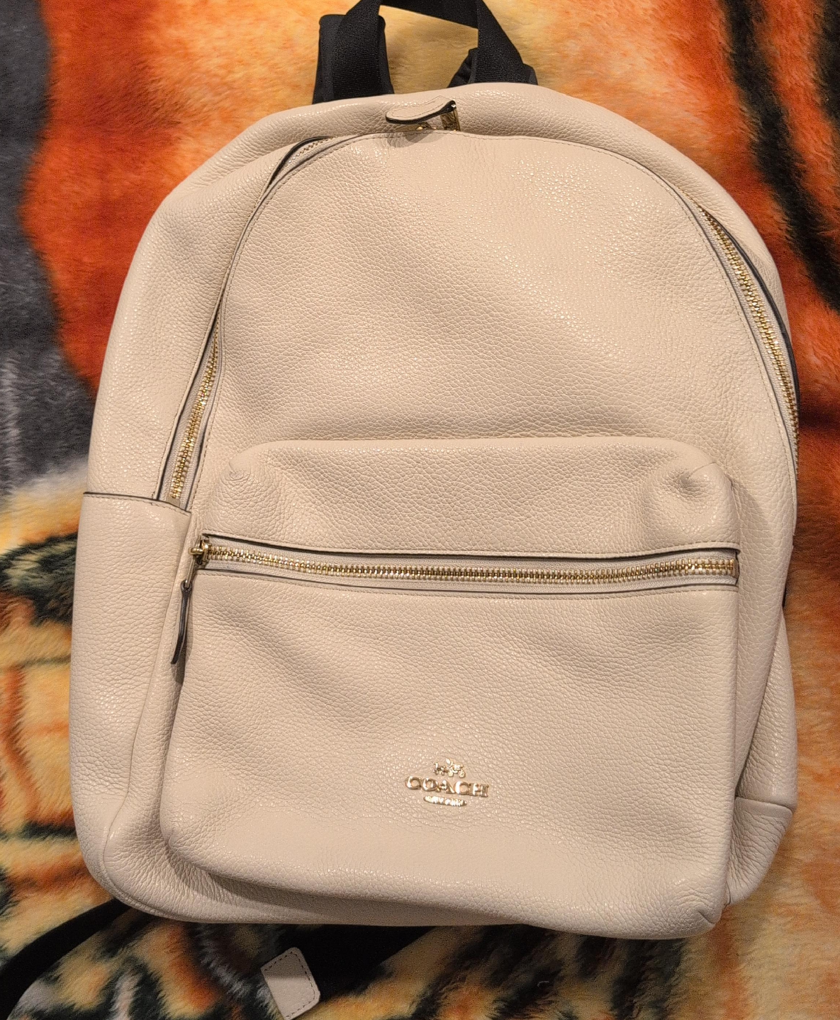 Coach Pebble Leather Backpack