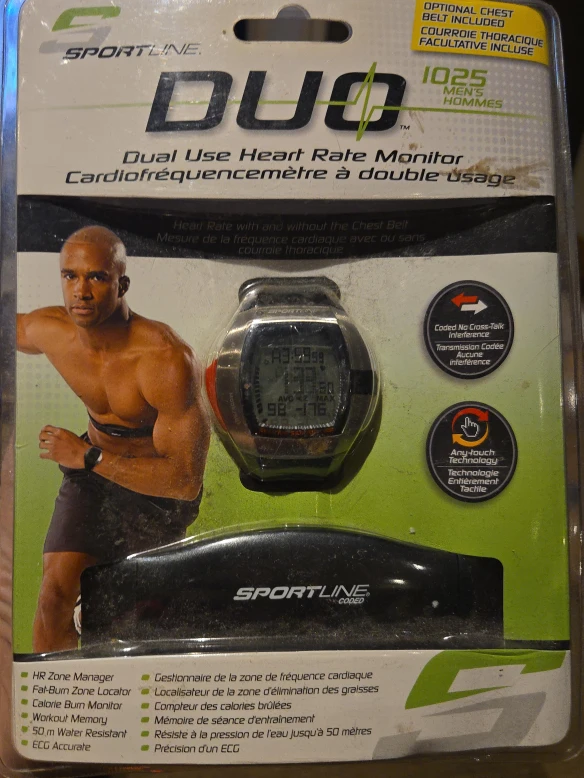 Sportline Duo Heart Rate Monitor - New in Box! thumbnail
