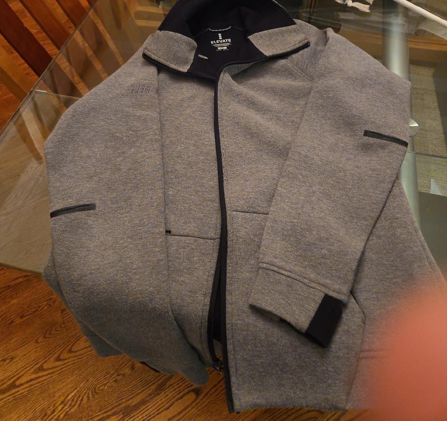 Elevate Men's Gray Jacket - Size Medium