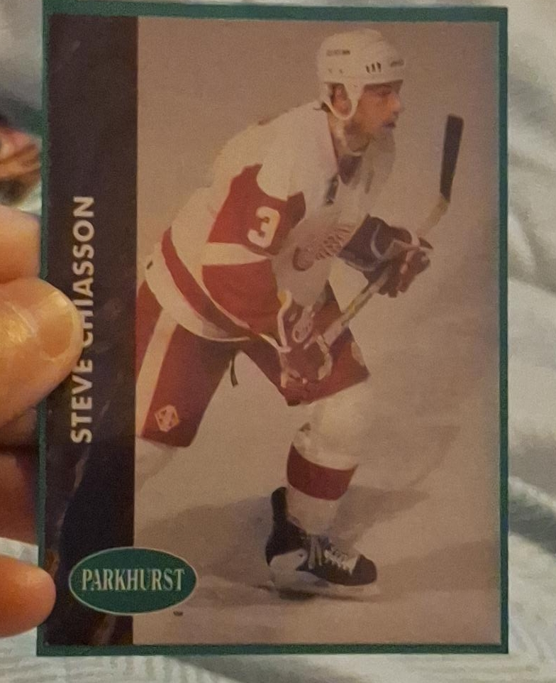Parkhurst Steve Chiasson Hockey Card thumbnail