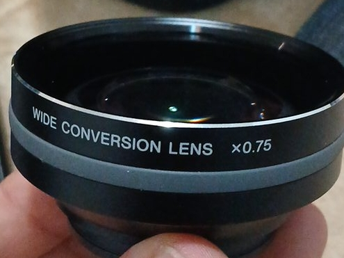 Sony VCL-HGA07B Wide Conversion Lens x0.75