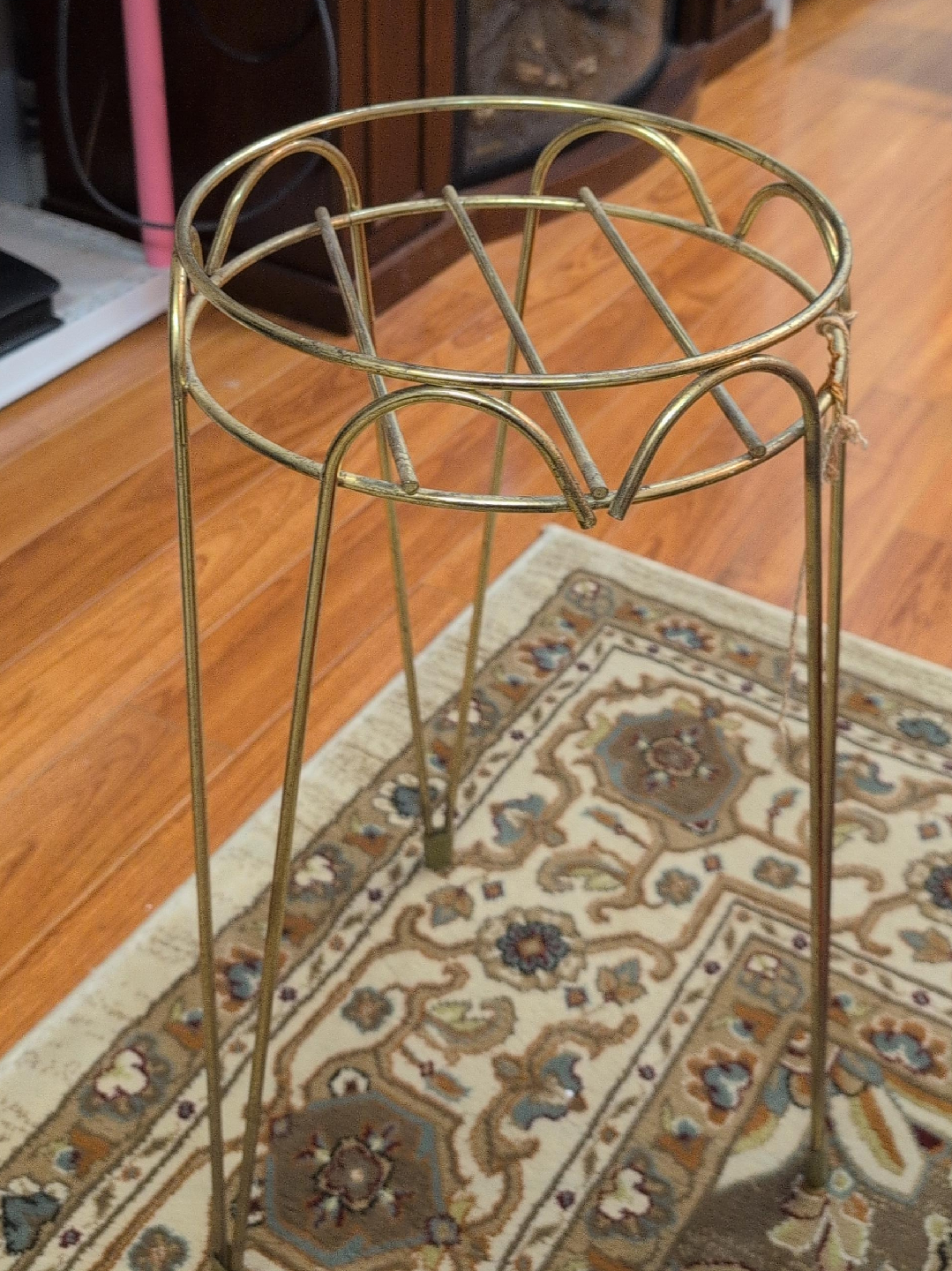 Vintage Gold Plant Stand thumbnail