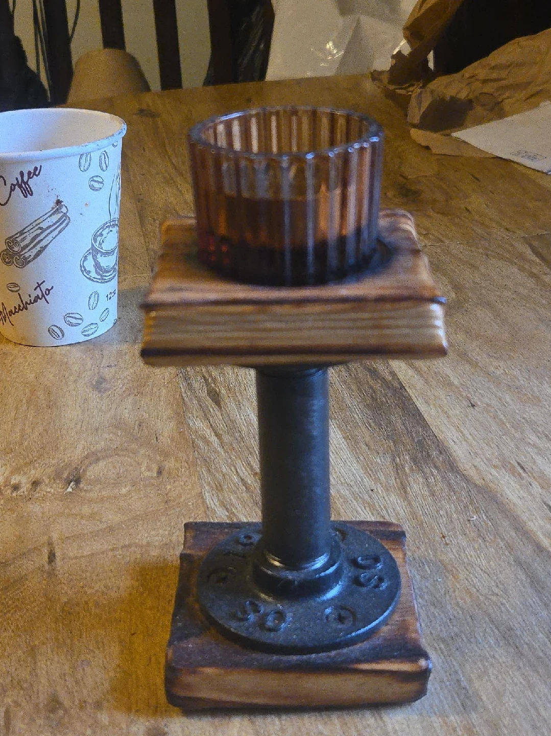 Candle Holder - Industrial Style