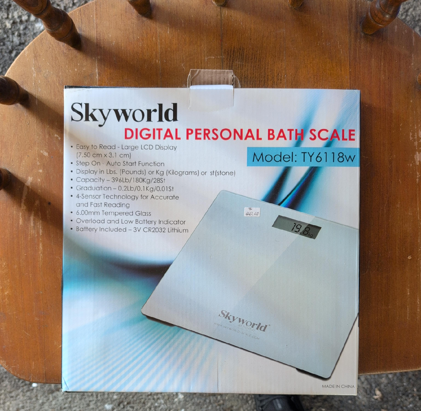 Skyworld Digital Personal Bath Scale TY6118w thumbnail