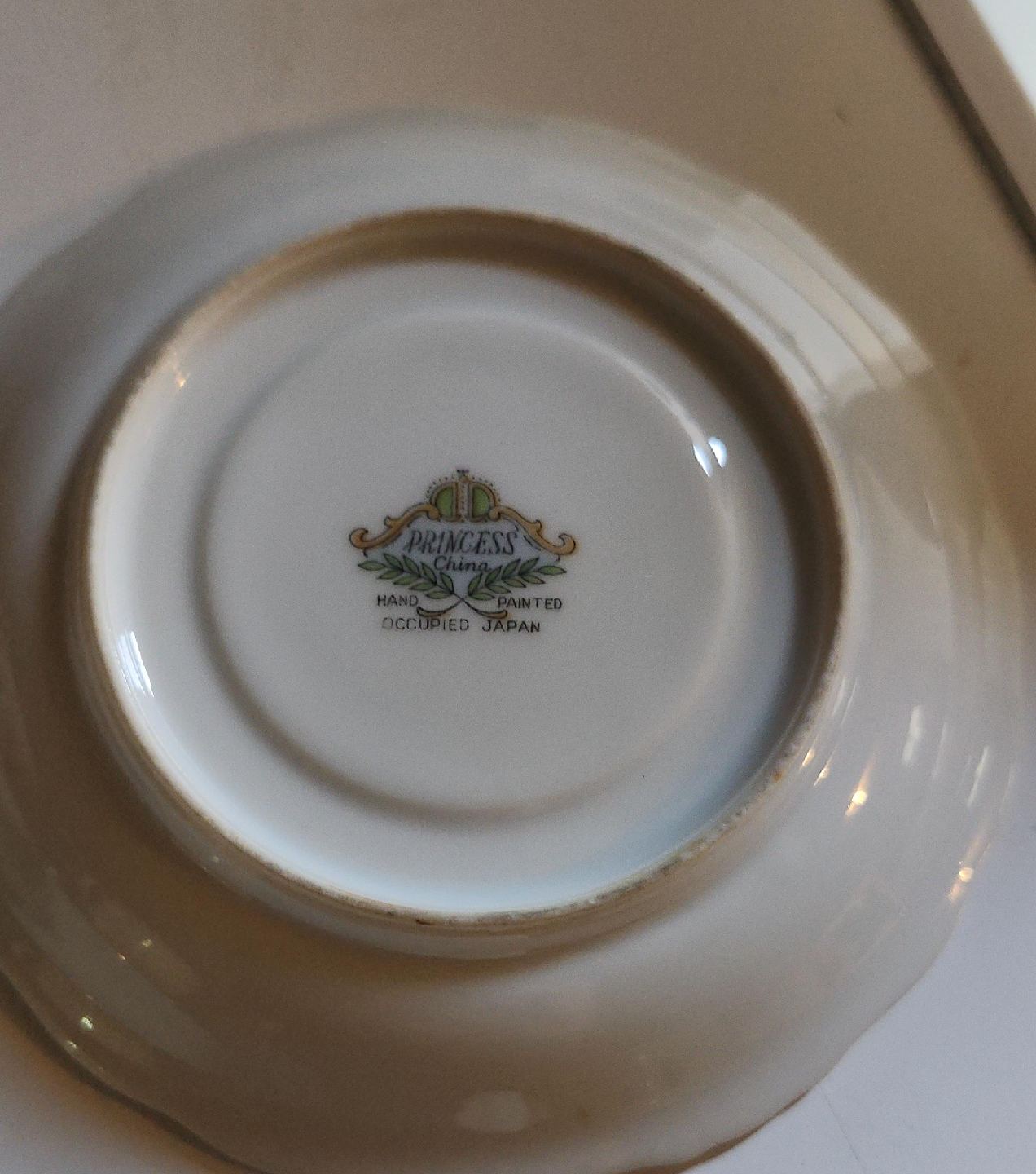 Princess China Hand Painted Saucer thumbnail