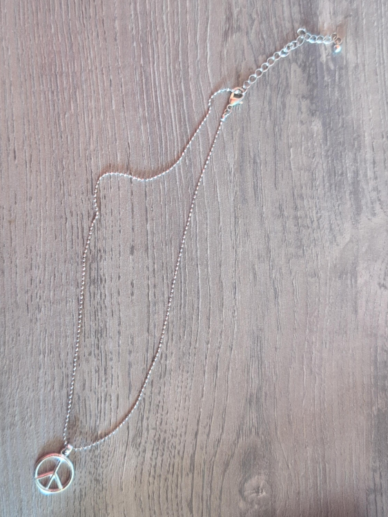 Peace Sign Necklace thumbnail