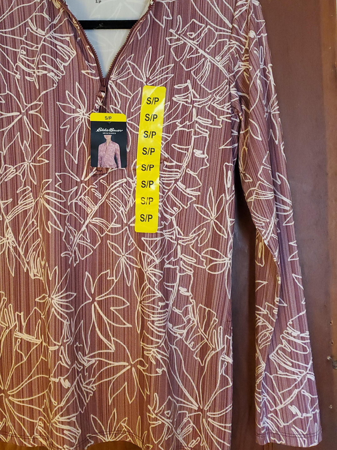 Eddie Bauer Swim/Hager Top - Size S/P - New with Tags