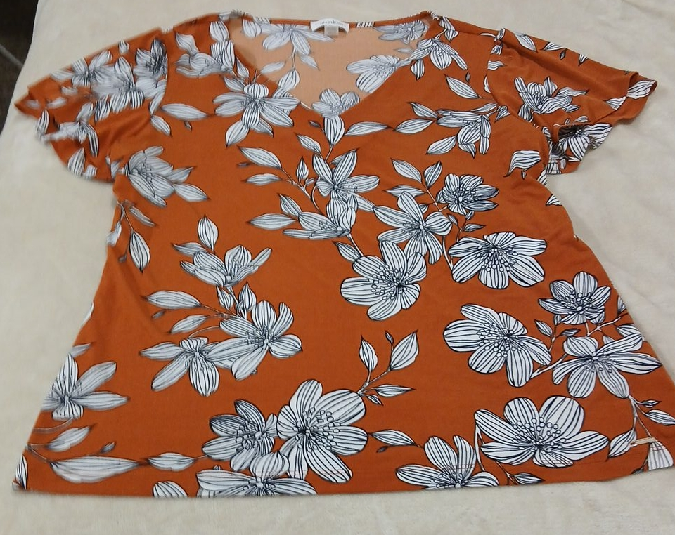 Calvin Klein Floral Print Top