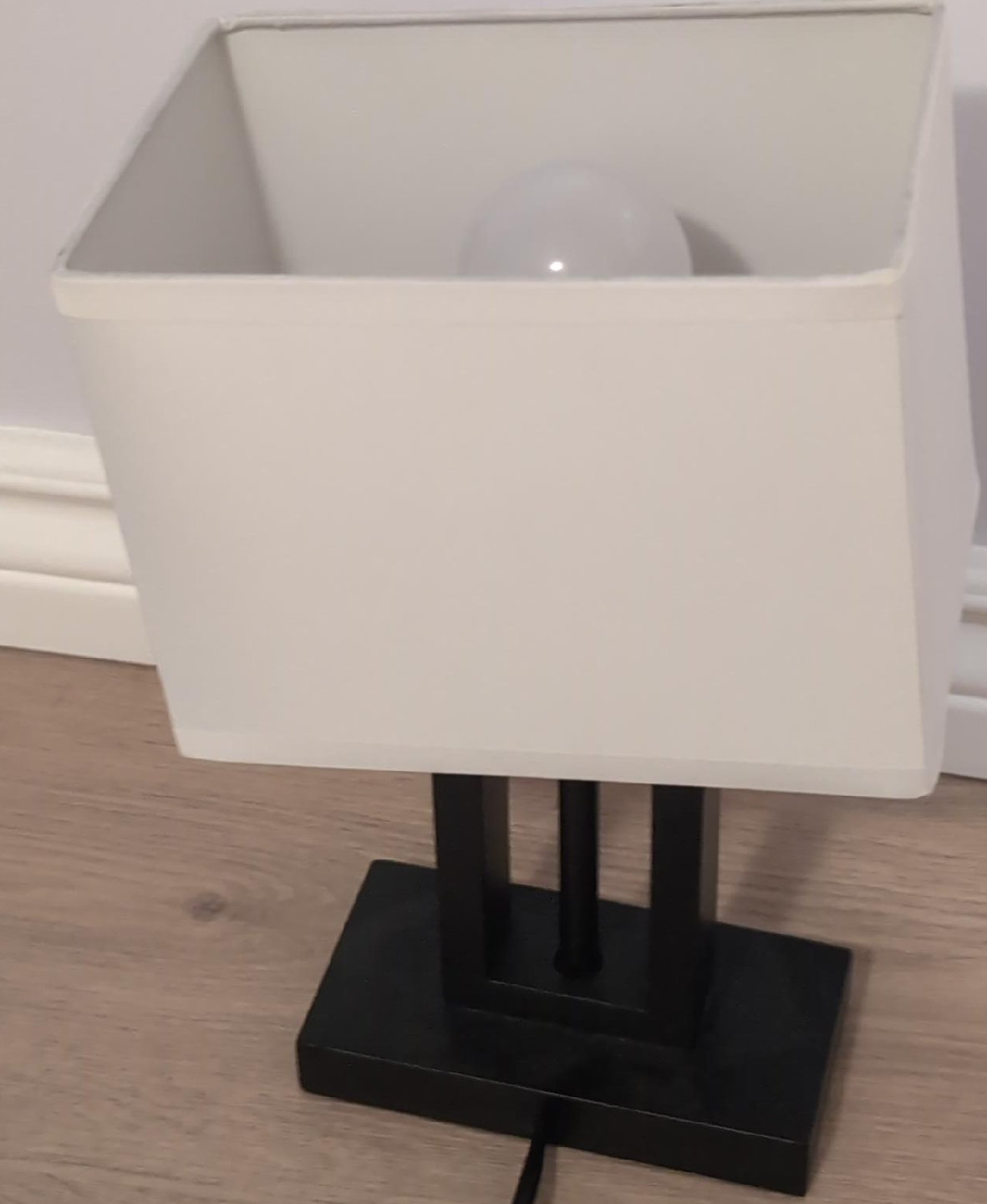 Modern White & Black Table Lamp thumbnail