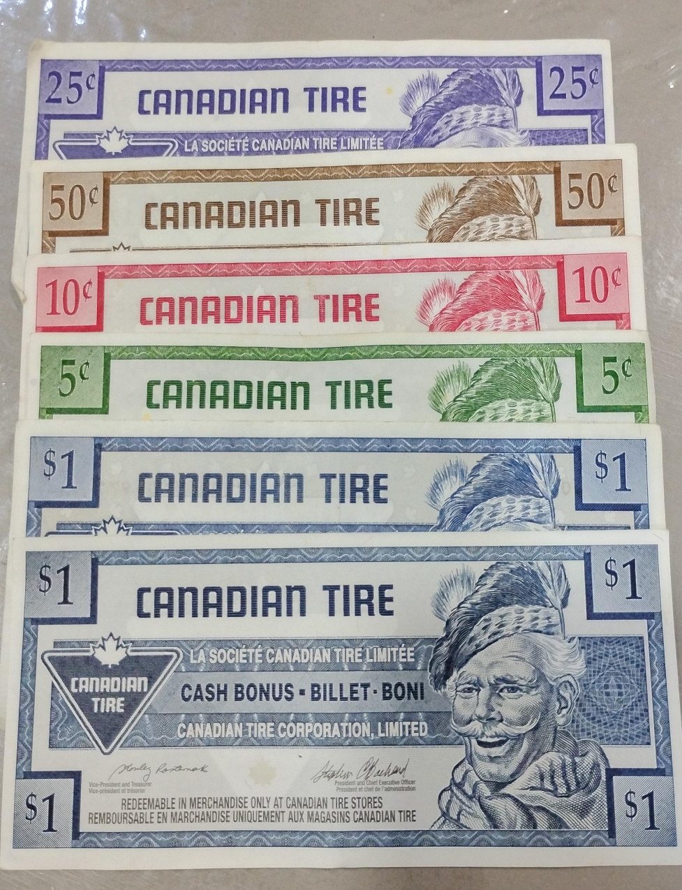 Vintage Canadian Tire Money thumbnail
