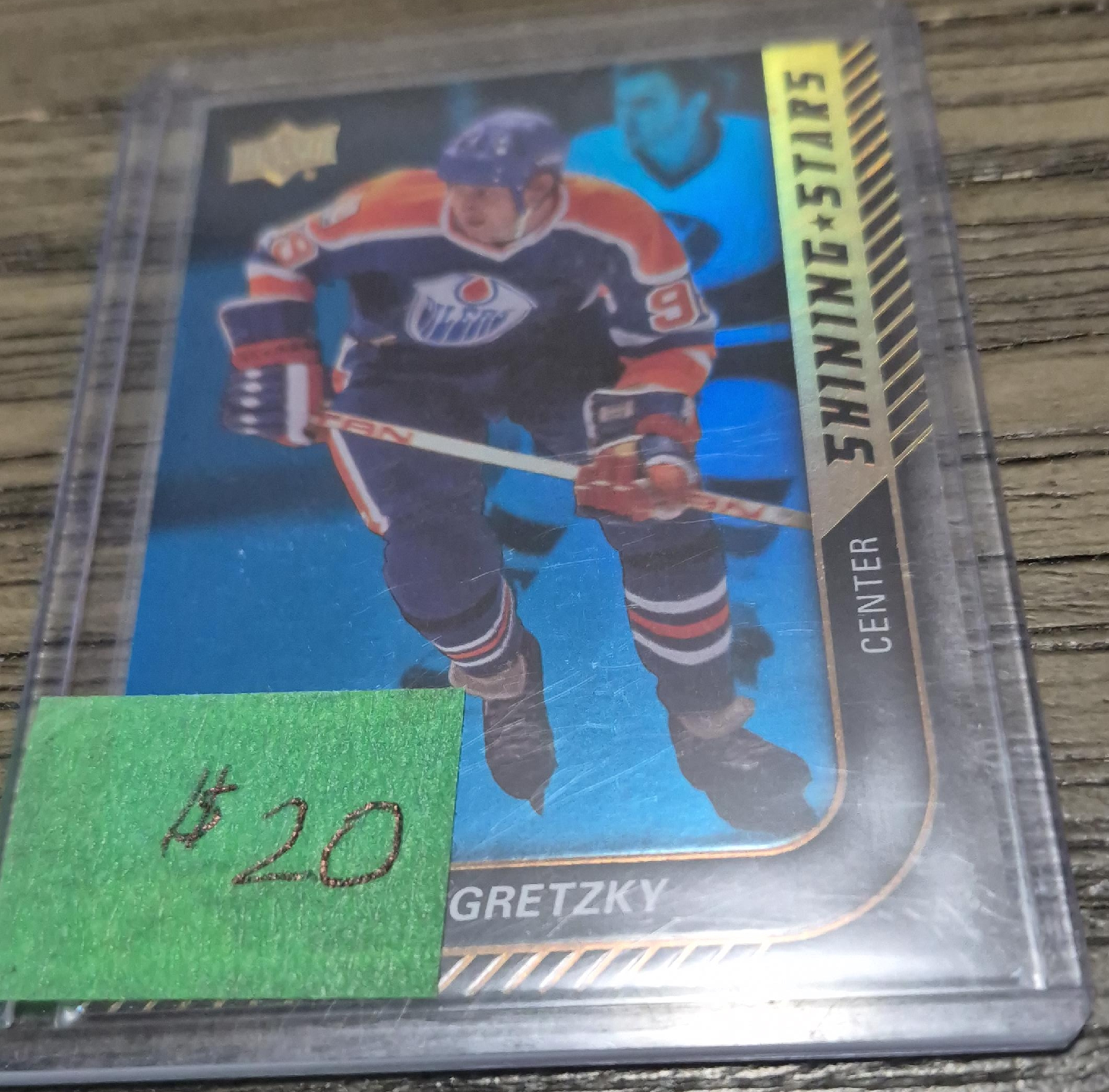 Wayne Gretzky Upper Deck Shining Stars Card thumbnail
