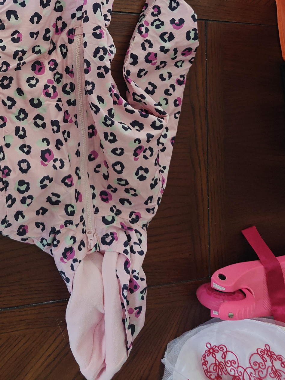 Pink Leopard Print Kids fall suit 2t