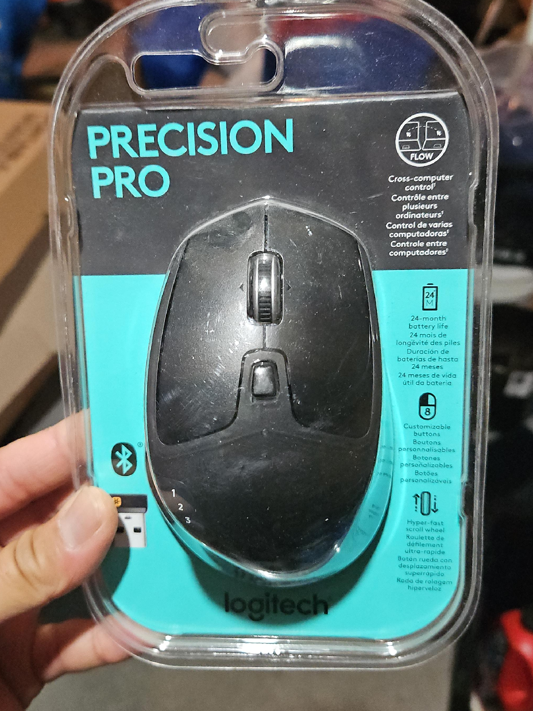 New Logitech Precision Pro Wireless Mouse