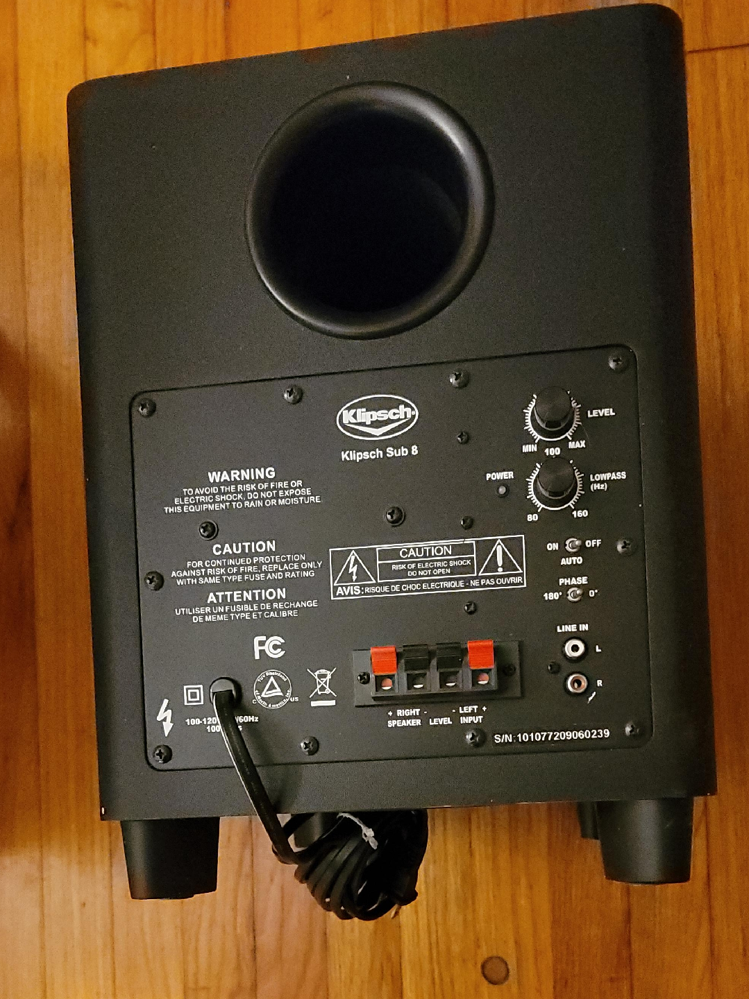 Klipsch Sub 8 Subwoofer thumbnail