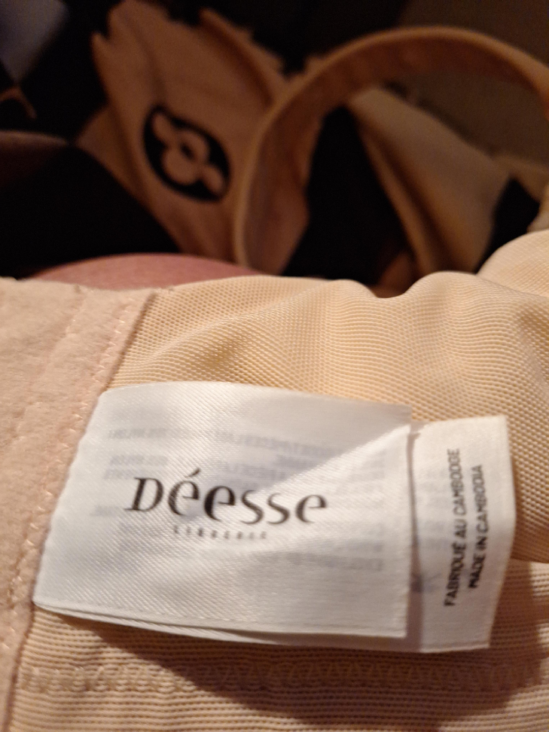 Déesse 42DD Bra - Beige with Polka Dots thumbnail