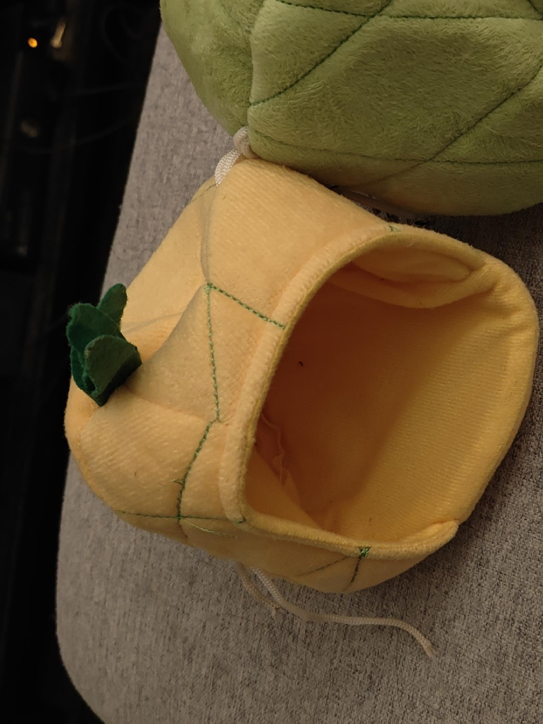 Pineapple Plush Storage Pouch