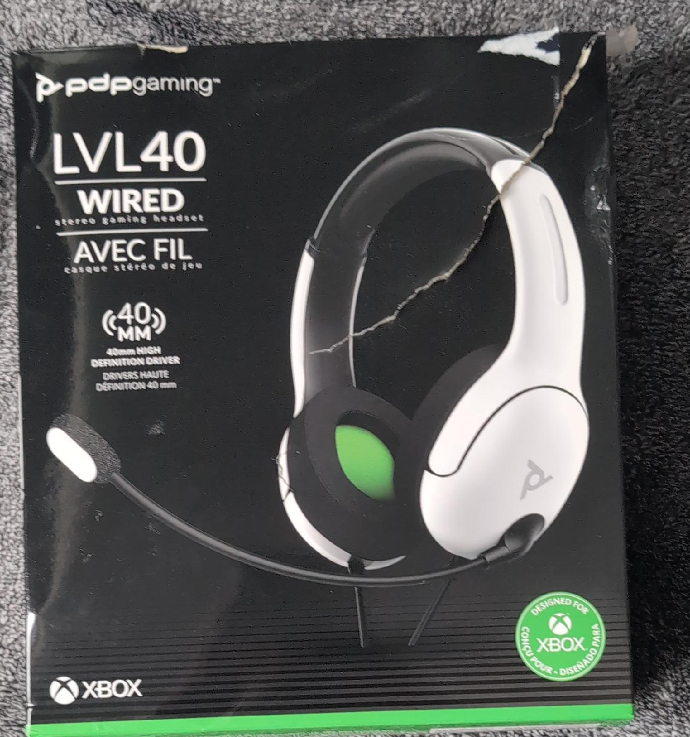 PDP Gaming LVL40 Wired Stereo Headset for Xbox thumbnail