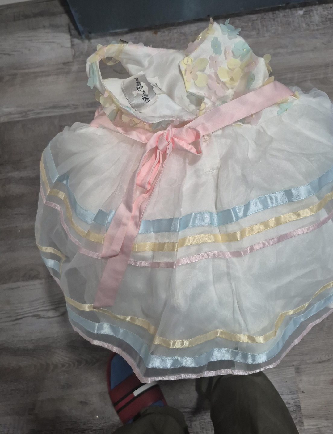 Girl's Party Dress with Bow thumbnail