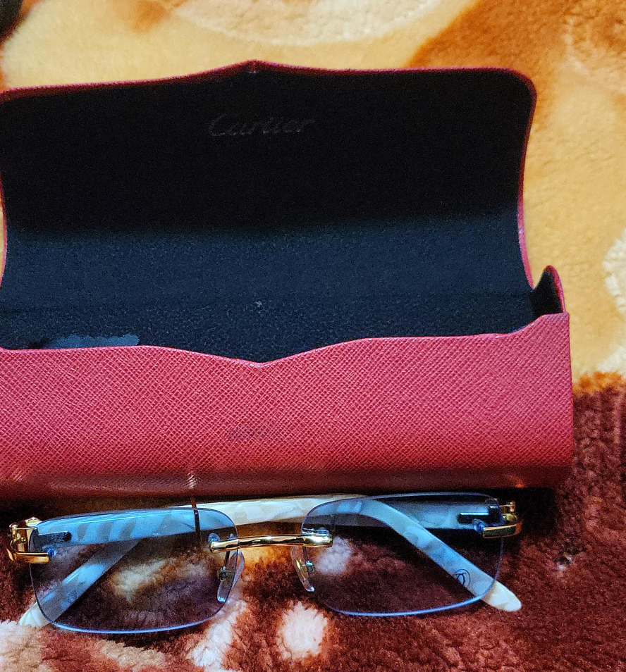 Cartier Rimless Eyeglasses with Case - photo 2