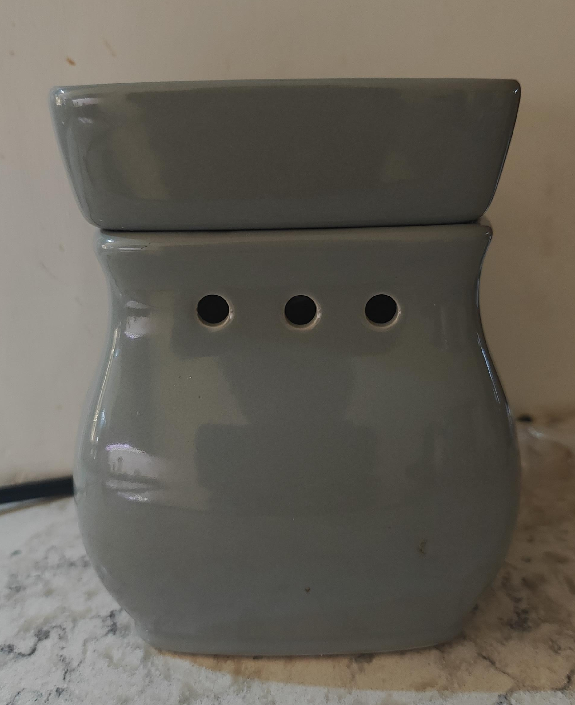 Grey Ceramic Wax Warmer