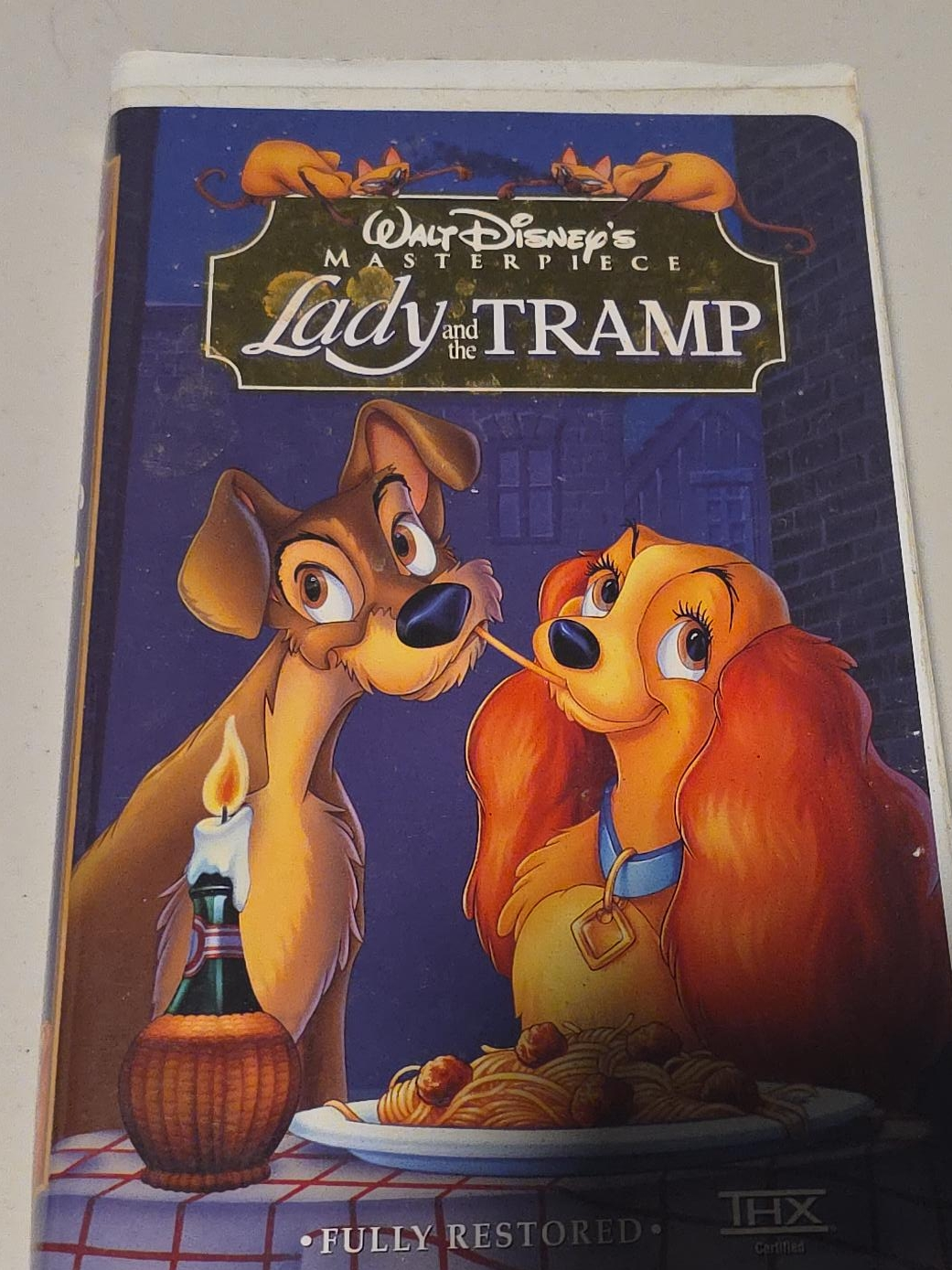 Walt Disney's Lady and the Tramp VHS thumbnail