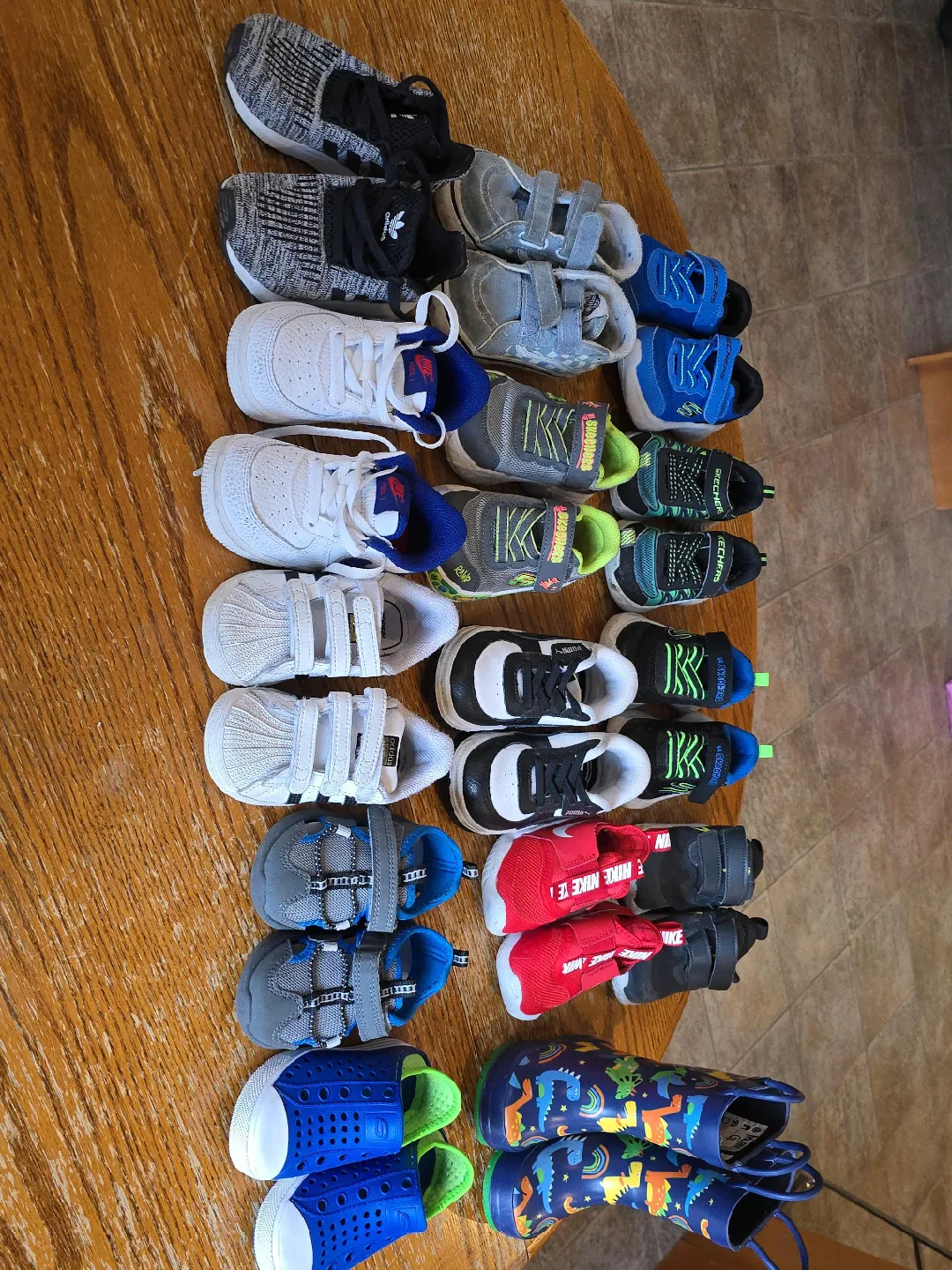 Assorted Toddler Shoes - Nike, Adidas, Skechers, Puma