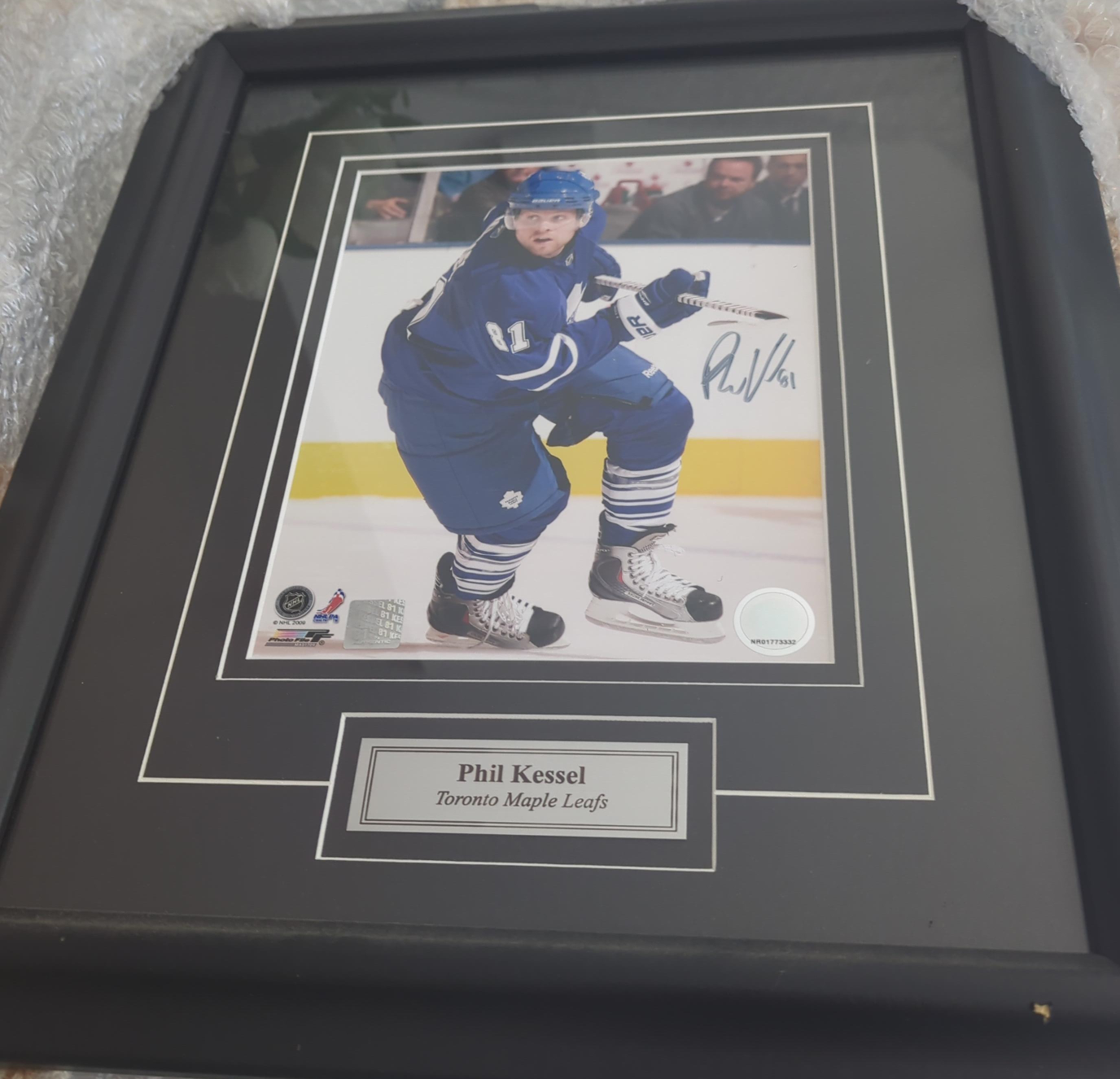 Phil Kessel Toronto Maple Leafs Framed Autograph