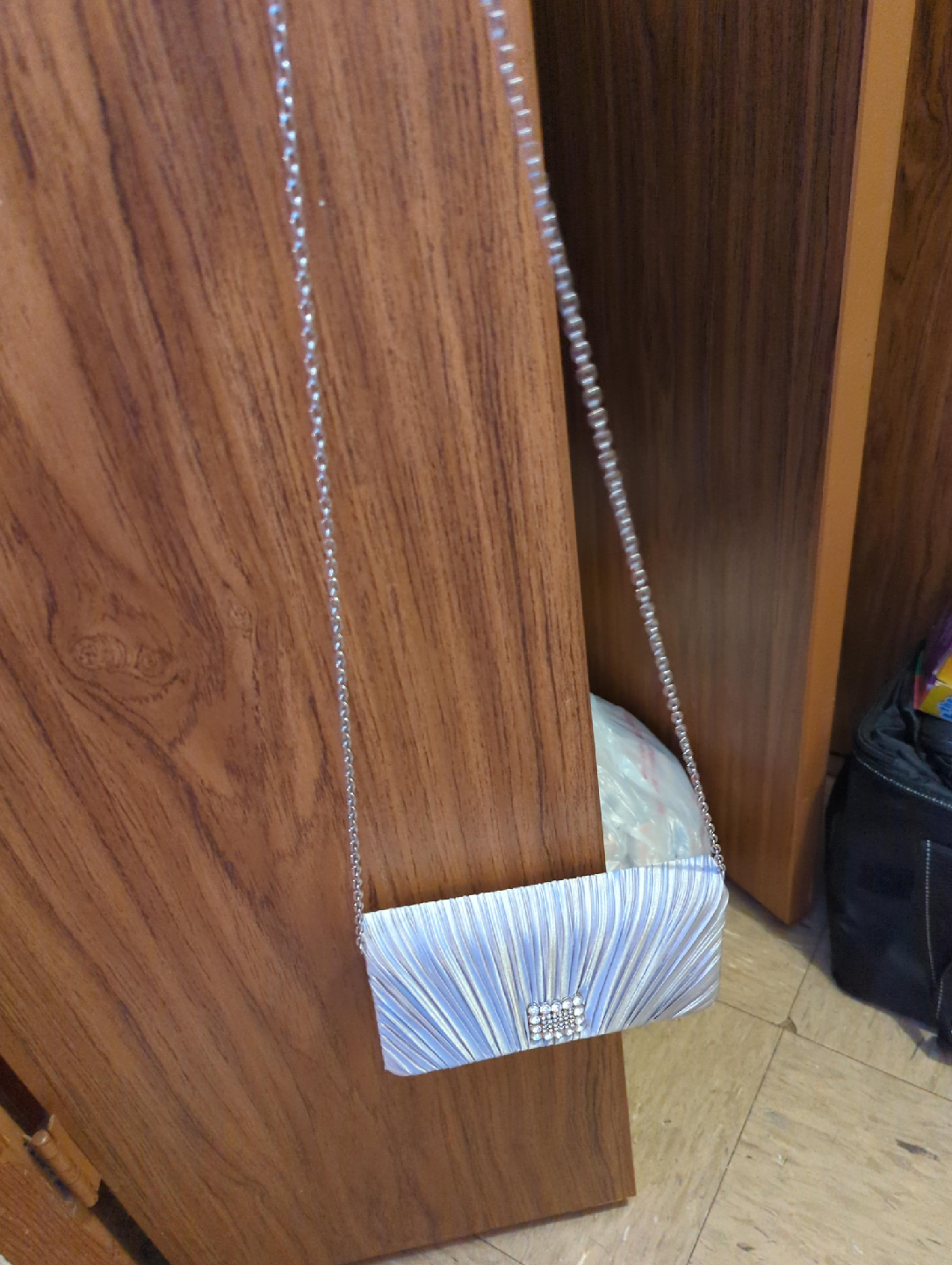 Silver Evening Clutch Purse thumbnail